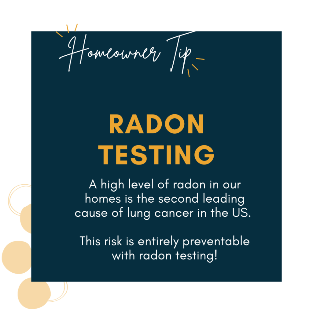 Radon Testing for your home