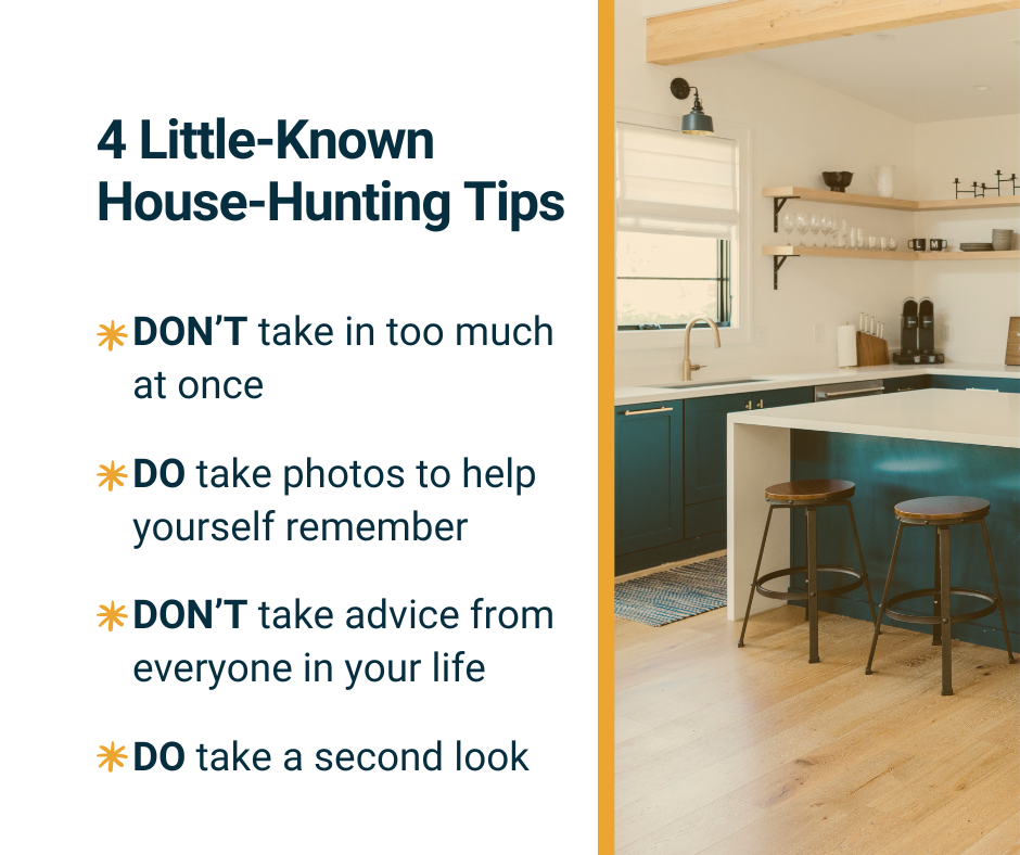 4 little know house hunting tips