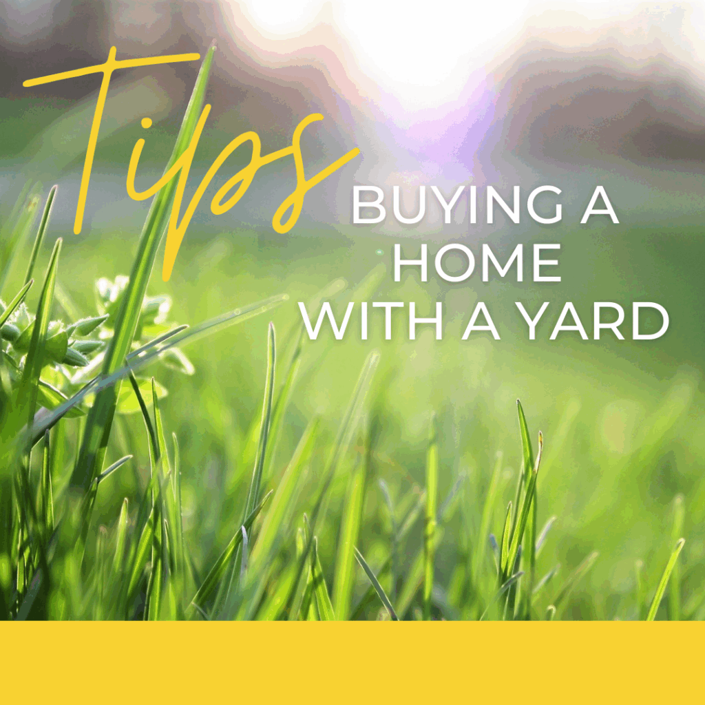 Tips For Buying A Home With A Yard